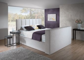 Postel boxspring s výsuvnou televizí
